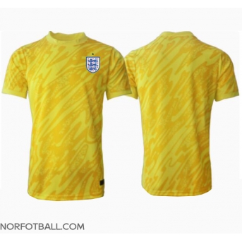 Billige Fotballdrakt England Keeper Replika Bortedrakt EM 2024 Kortermet
